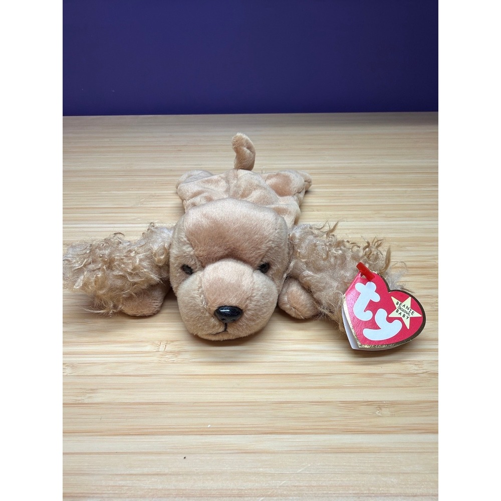 Ty Beanie Baby Spunky Cocker Spaniel‎ Dog Plush 1997 w Tags 9 Inch - Picture 2 of 10